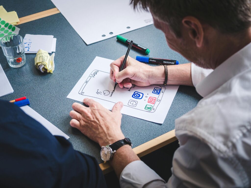 Drawing UI design
